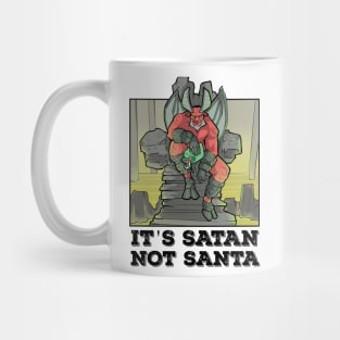 Satan Satanic Santa Claus Christmas Devil Gothic Occult Goth Mug